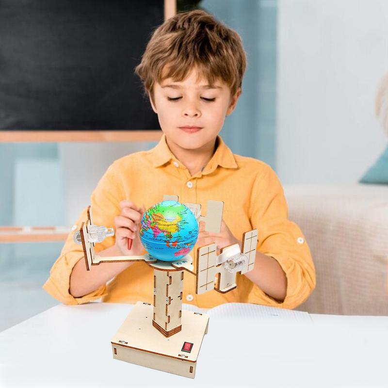 مجموعة أدوات صنع نماذج الأقمار - مراجعة Science Project Toys Making وسعره